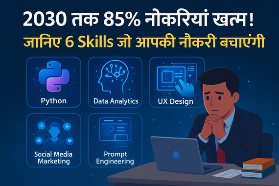 2030 तक 85% नौकरियाँ खत्म! जानिए 6 Skills जो आपकी नौकरी बचाएँगी